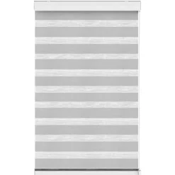 Fenstr duo-rolgordijn lichtgrijs - 100x175 cm