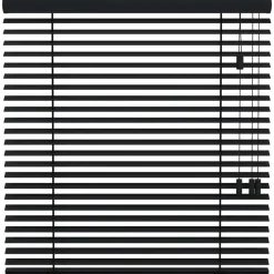 Fenstr houten jaloezie Kopenhagen 50mm - zwart (15015)