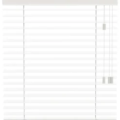 Fenstr houten jaloezie New York 65mm - off-white (10712)