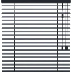 Fenstr houten jaloezie New York 65mm - antraciet (20709)