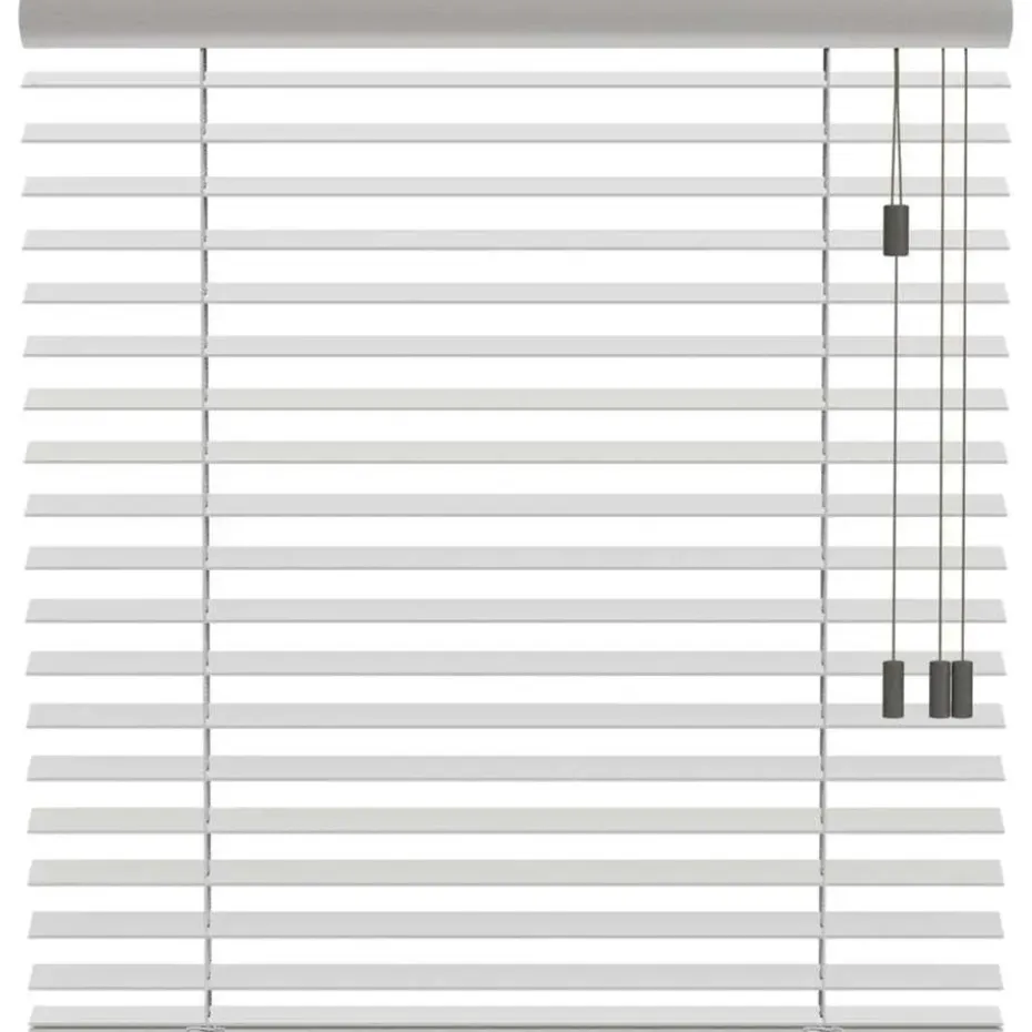 Fenstr houten jaloezie New York 65mm - lichtgrijs (20017)