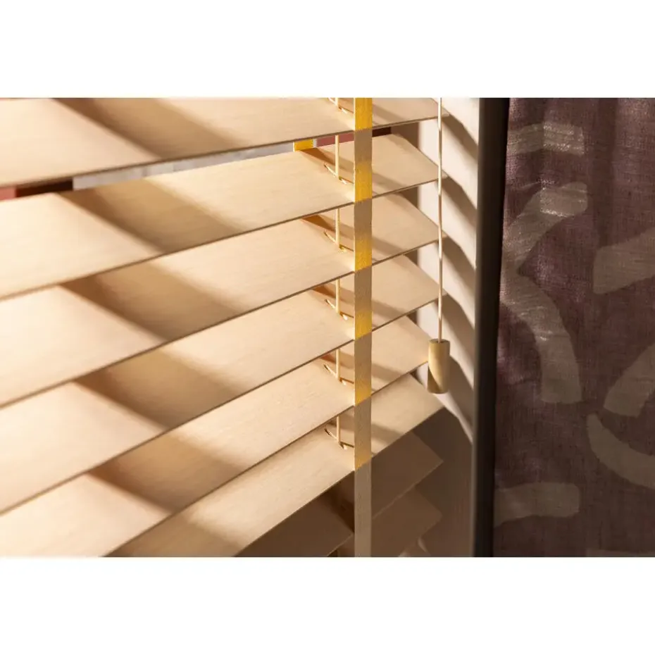 Fenstr houten jaloezie Oslo 50mm - licht eiken (25952)