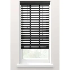 Fenstr jaloezie hout 50 mm zwart - 120x180 cm