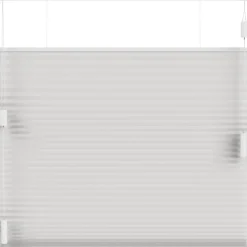 Fenstr plisségordijn Boston dubbel 25mm lichtdoorlatend - off-white (10716)