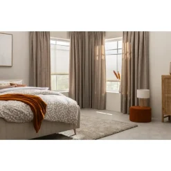 Fenstr plisségordijn Boston dubbel 25mm lichtdoorlatend - off-white (10716)