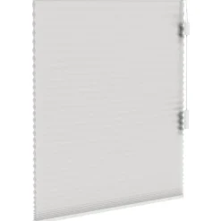 Fenstr plisségordijn Boston dubbel 25mm lichtdoorlatend - off-white (10716)