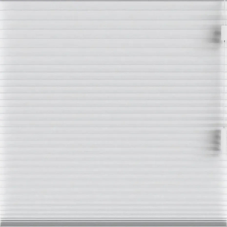 Fenstr plisségordijn Chicago dubbel 25mm lichtdoorlatend - wit (10011)