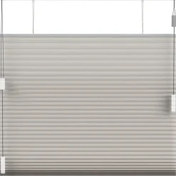 Fenstr plisségordijn Montreal dubbel 25mm lichtdoorlatend - taupe (30019)