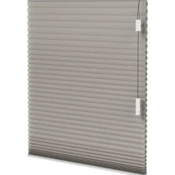 Fenstr plisségordijn Montreal dubbel 25mm lichtdoorlatend - taupe (30019)