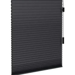 Fenstr plisségordijn Montreal dubbel 25mm verduisterend - antraciet (20714)