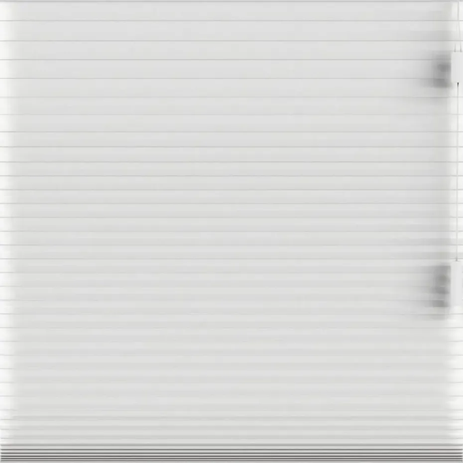 Fenstr plisségordijn Montreal dubbel 25mm verduisterend - wit (10329)