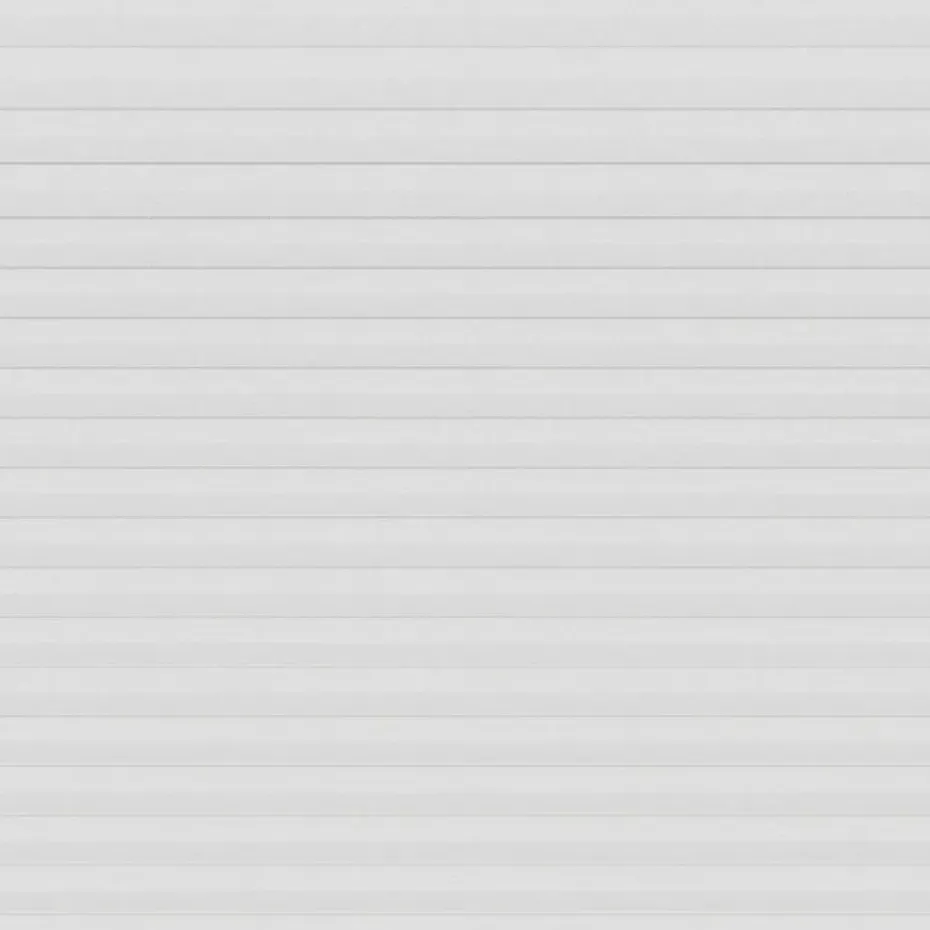 Fenstr plisségordijn Montreal dubbel 25mm verduisterend - wit (10329)