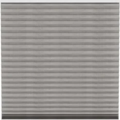 Fenstr plisségordijn Sidney dubbel 45mm transparant - taupe (30026)