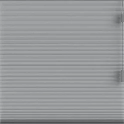 Fenstr plisségordijn Toronto dubbel 25mm lichtdoorlatend - donkergrijs (20514)