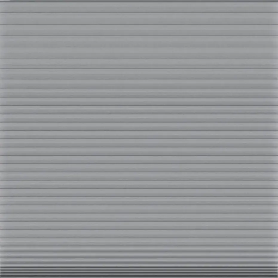 Fenstr plisségordijn Toronto dubbel 25mm lichtdoorlatend - donkergrijs (20514)