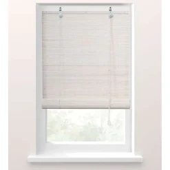 Fenstr Rolgordijn bamboe wit - 150x180 cm