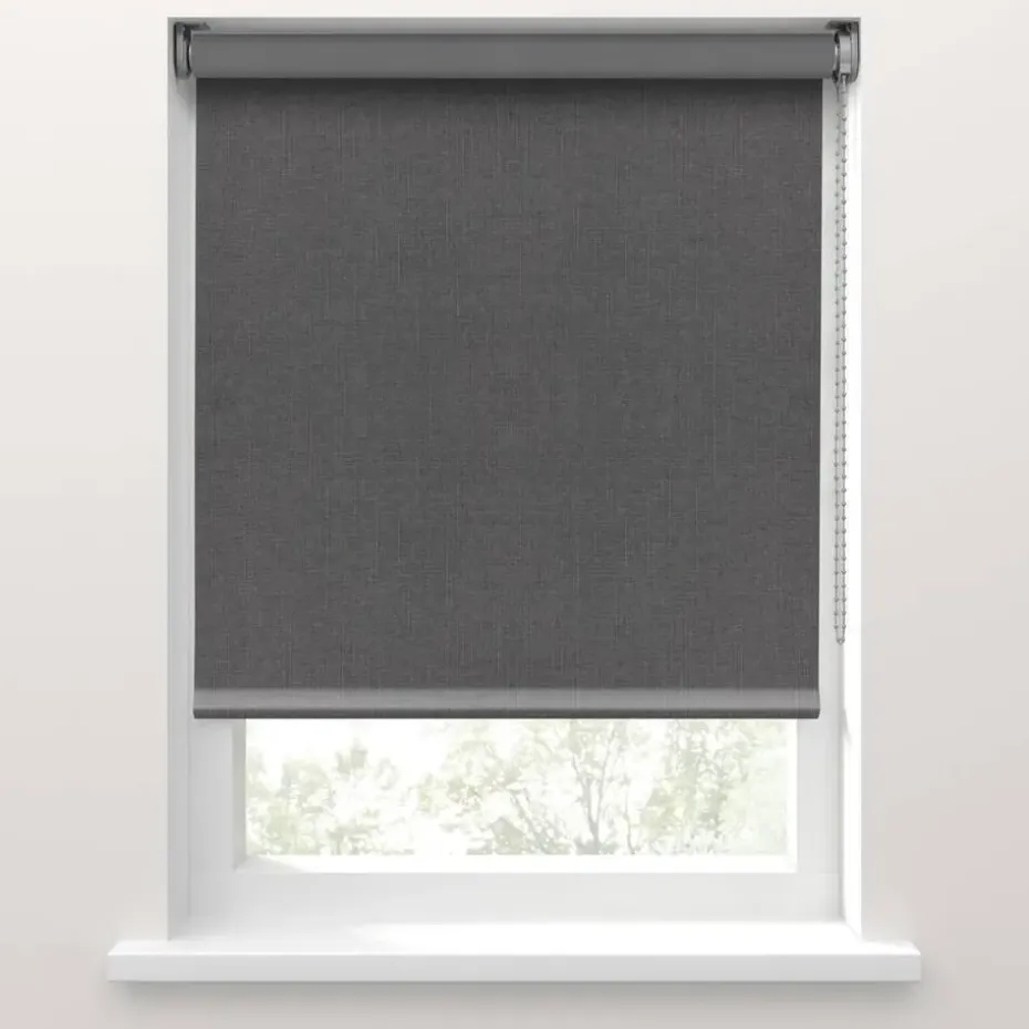 Fenstr rolgordijn Granada verduisterend - ijzergrijs (20052)