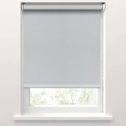 Fenstr rolgordijn Rimini screen - wit grijs (10029)
