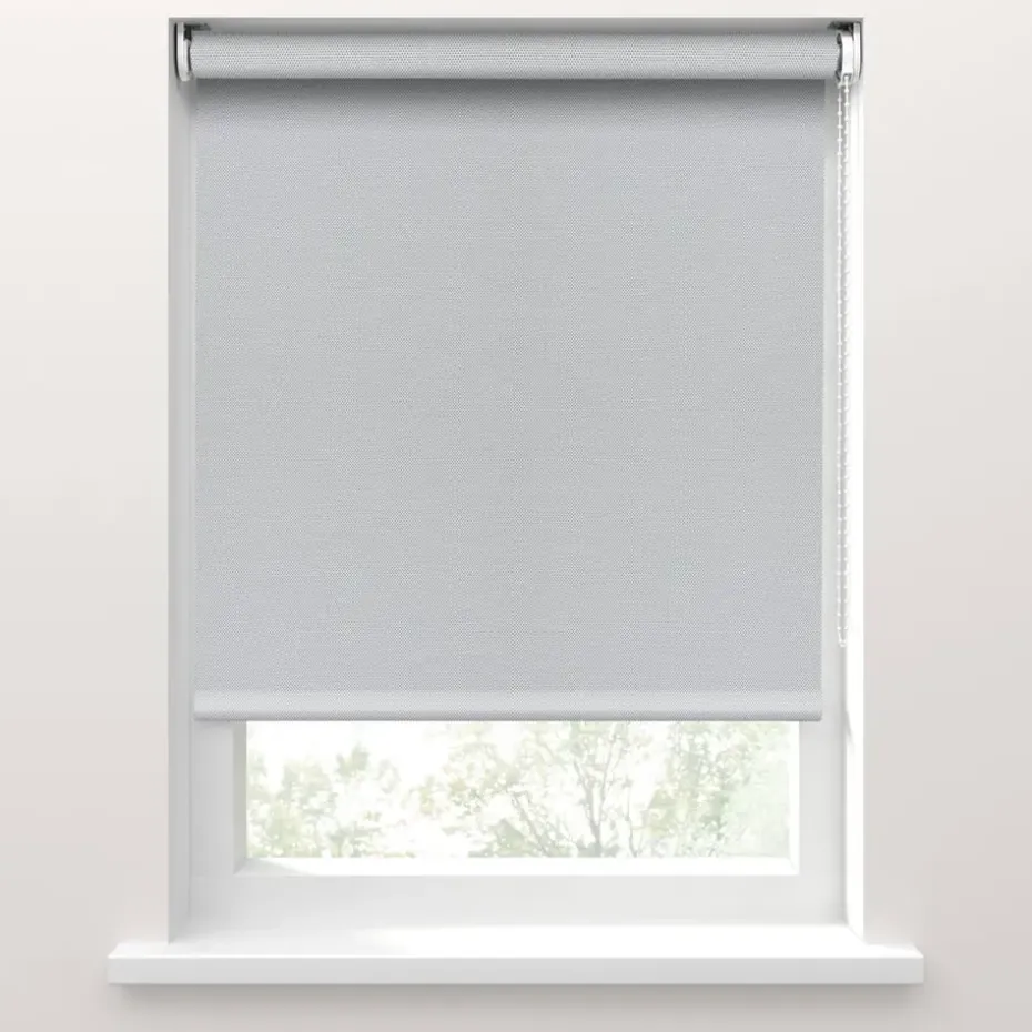 Fenstr rolgordijn Rimini screen - wit grijs (10029)