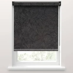 Fenstr rolgordijn Siena lichtdoorlatend - zwart (15045)