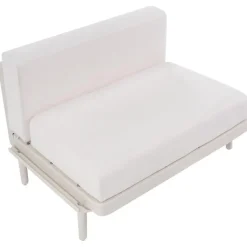 FERRETTI - Tuinbank uitbreidingsmodule - Lichtbeige - Stof