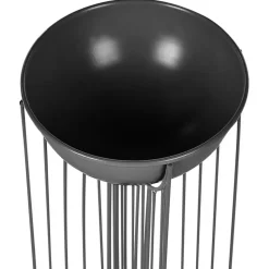 FICARIA - Bloempot set van 2 - Zwart - Metaal