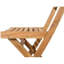 FIJI - Bistroset voor 2 - Lichte houtkleur /Groen - Acaciahout