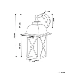 FINDON - Wandlamp - Wit - Ijzer