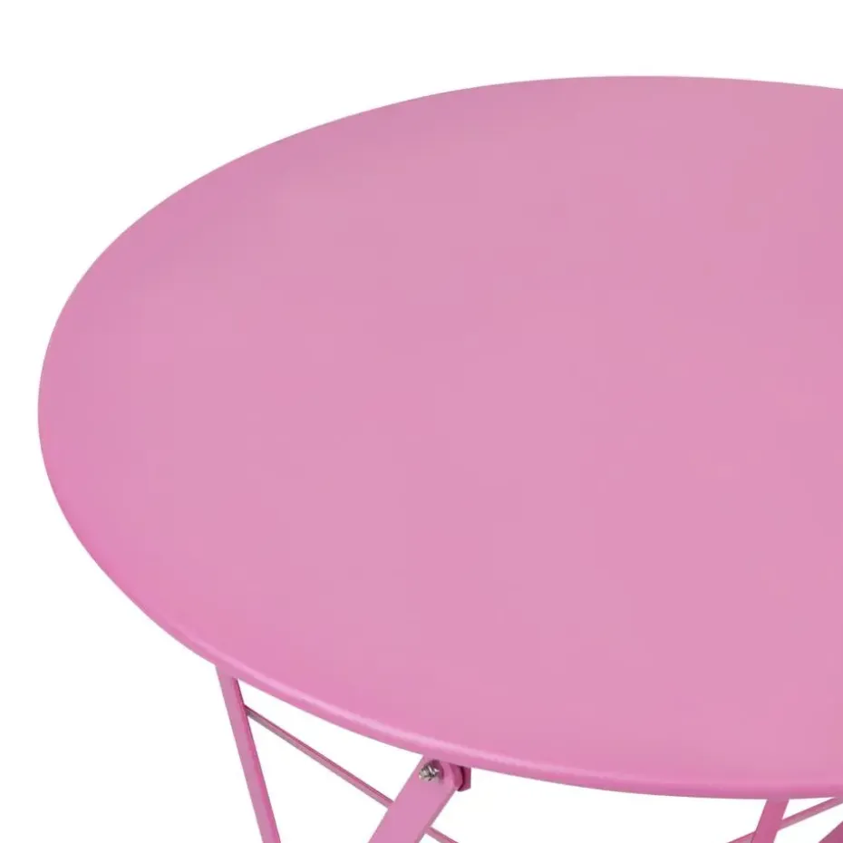 FIORI - Bistroset voor 2 - Roze - Staal