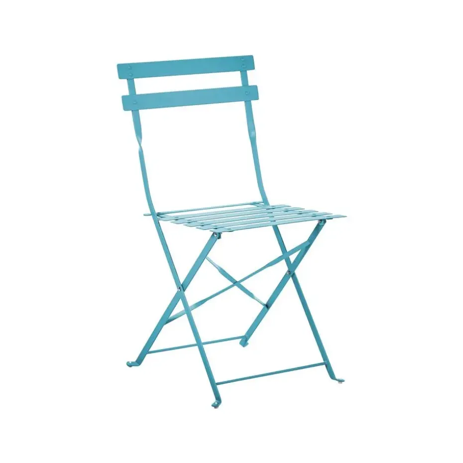 FIORI - Bistroset voor 2 - Zeeblauw - Staal