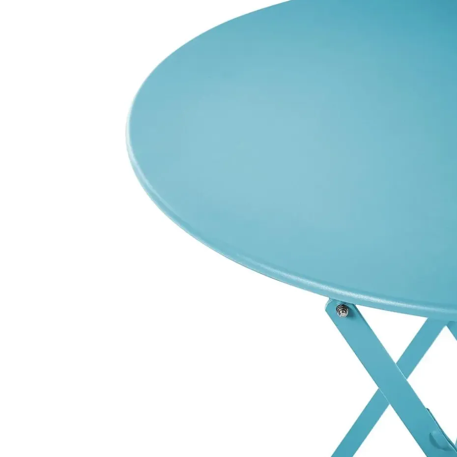 FIORI - Bistroset voor 2 - Zeeblauw - Staal