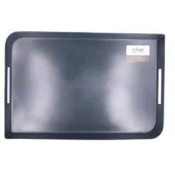 5Five Dienblad/serveerblad - rechthoekig - 35 x 25 cm - grijs