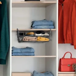 5Five Hangmand voor kast - metaal - 51 x 30 x 11 cm - zwart