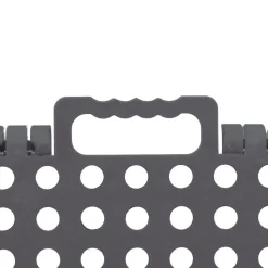 5Five Keukenkruk/opstapje - opvouwbaar - grijs - kunststof - 39cm