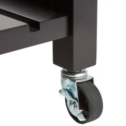 5Five Keukentrolley - met lade - zwart/bruin - 87 x 58 x 48 cm