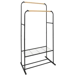 5Five Kledingrek - dubbele stang - metaal - 82 x 50 x 153 cm