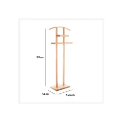 5Five Kledingrek Dressboy - staand - bamboe - 113 cm