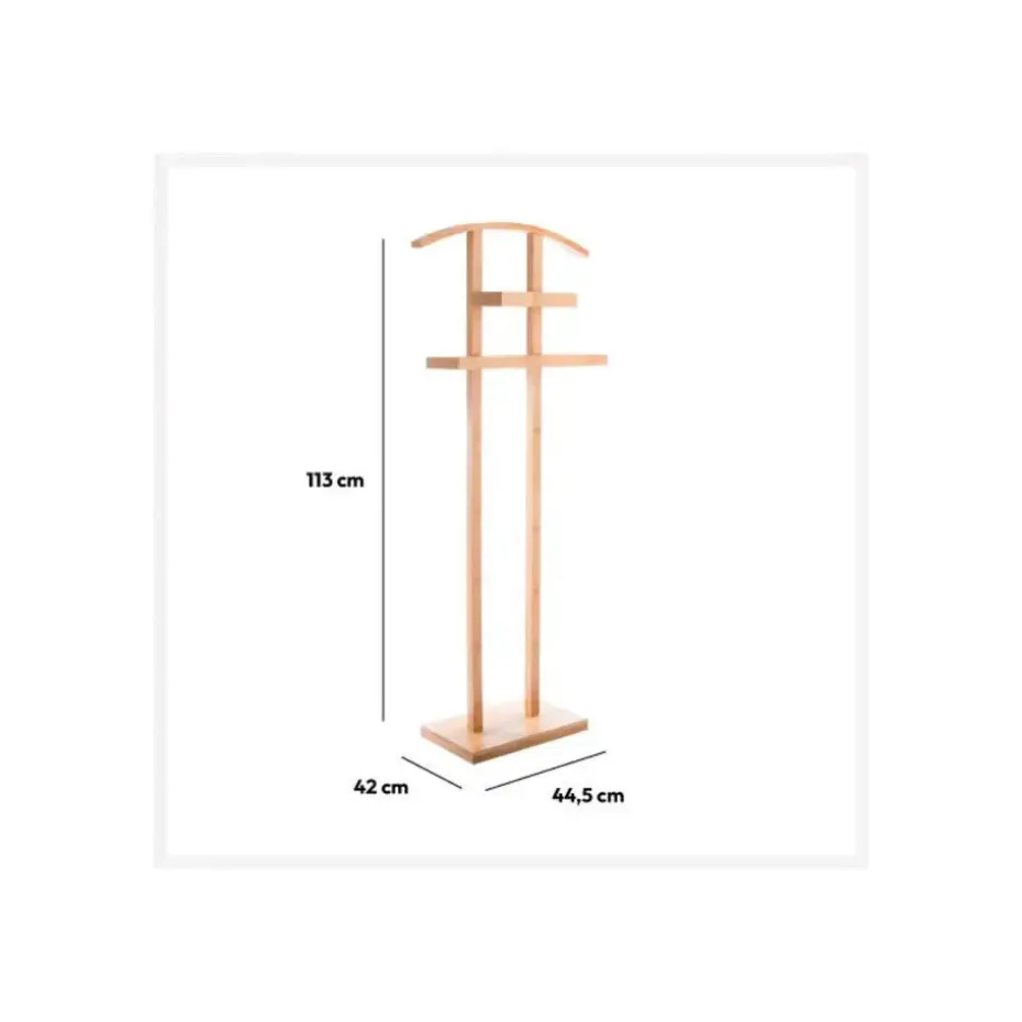 5Five Kledingrek Dressboy - staand - bamboe - 113 cm