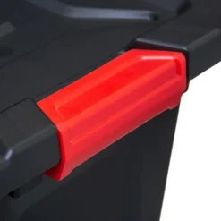 5Five opbergbox/opbergkrat - 100 Liter - zwart - kunststof