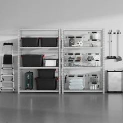 5Five opbergbox/opbergkrat - 100 Liter - zwart - kunststof