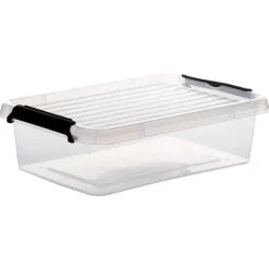 5Five Opbergkist met deksel - Clip Box - 3L - 29x20x8 cm