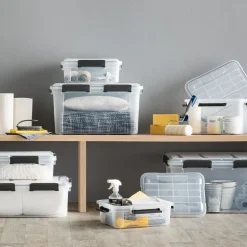 5Five Opbergkist met deksel - Protect - 18L - 38x29x25 cm