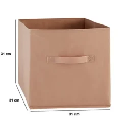 5Five Opbergmand/kastmand Square Box - 31 x 31 x 31 cm