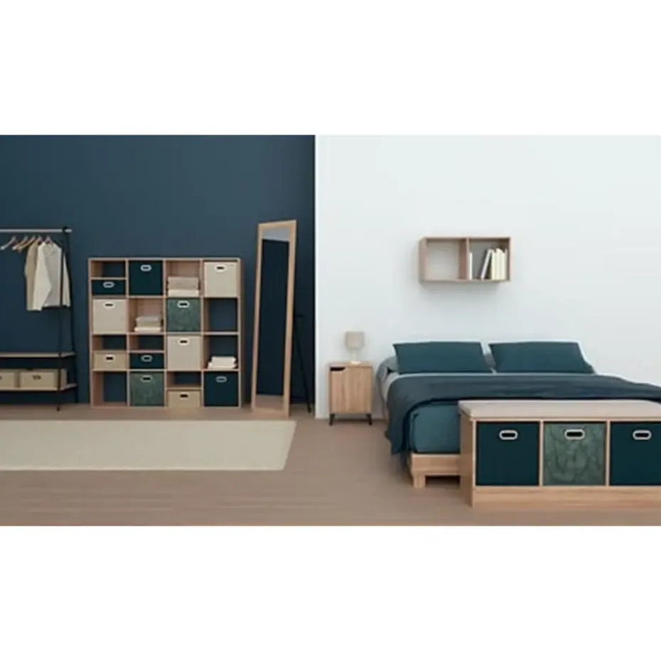 5Five Opbergmand/kastmand Square Box - 31 x 31 x 31 cm