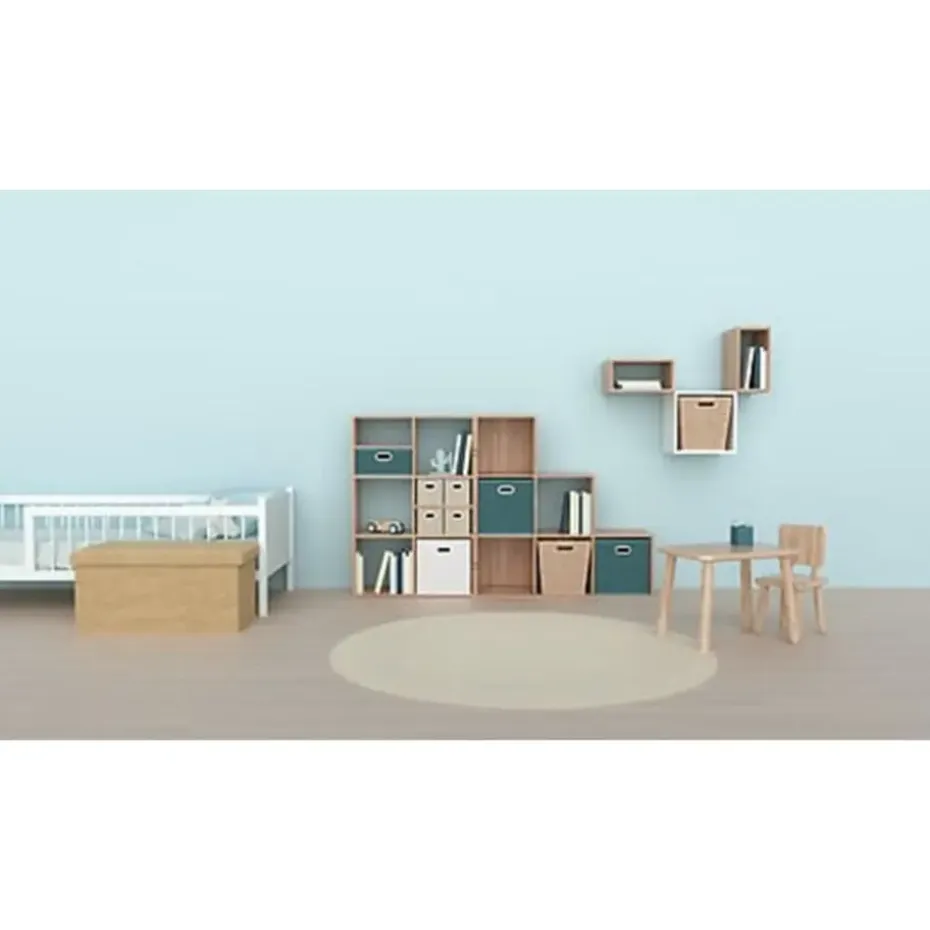 5Five Opbergmand/kastmand Square Box - 31 x 31 x 31 cm