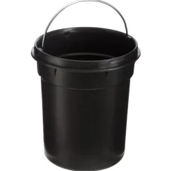 5Five Pedaalemmer - wit - metaal - 3 L - 25 cm - prullenbak