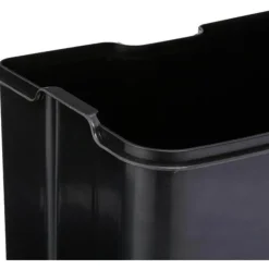 5Five Prullenbak/pedaalemmer - grijs - metaal - 30 liter - 34 x 61 cm