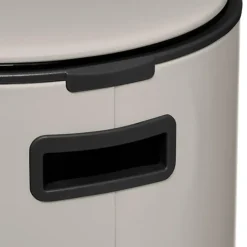 5Five Prullenbak/pedaalemmer - beige - metaal - 30 liter