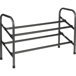 5five Schoenenrek - uitschuifbaar - zwart - 6-10 paar - 61 x 39cm