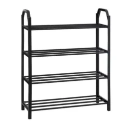 5Five Schoenenrek - zwart - 8 paar schoenen - 50 x 65 cm